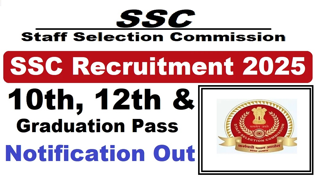 SSC Phase XIII Selection Post Recruitment 2025 – Apply Online for 2402 Government Vacancies | 10th, 12th & Graduate Jobs