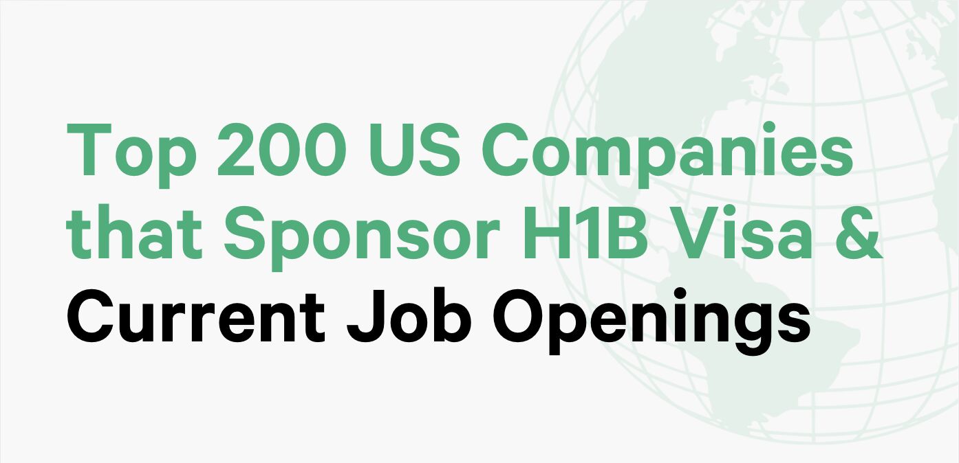 Top 200 H-1B Visa Sponsors in 2025 with Job Openings – Direct Apply Links Inside!