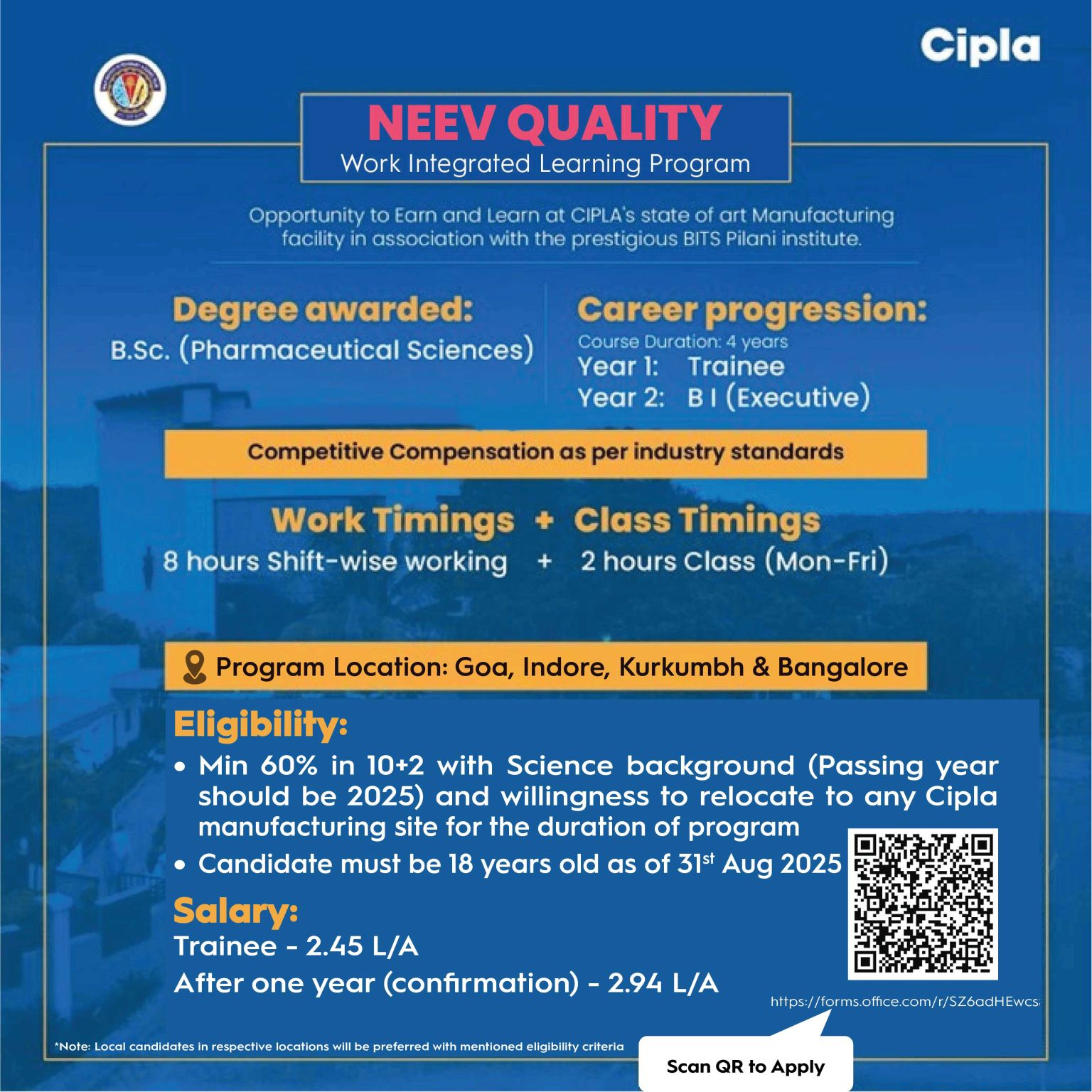 Earn B.Sc. in Pharmaceutical Sciences with BITS Pilani – Apply Now