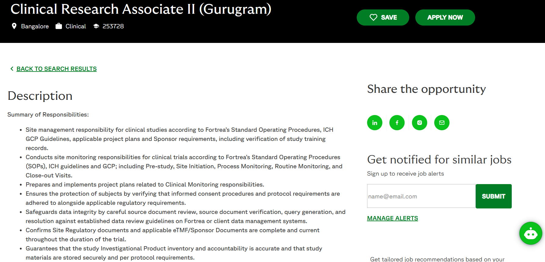 Fortrea Hiring Clinical Research Associate II – Oncology | Apply Now