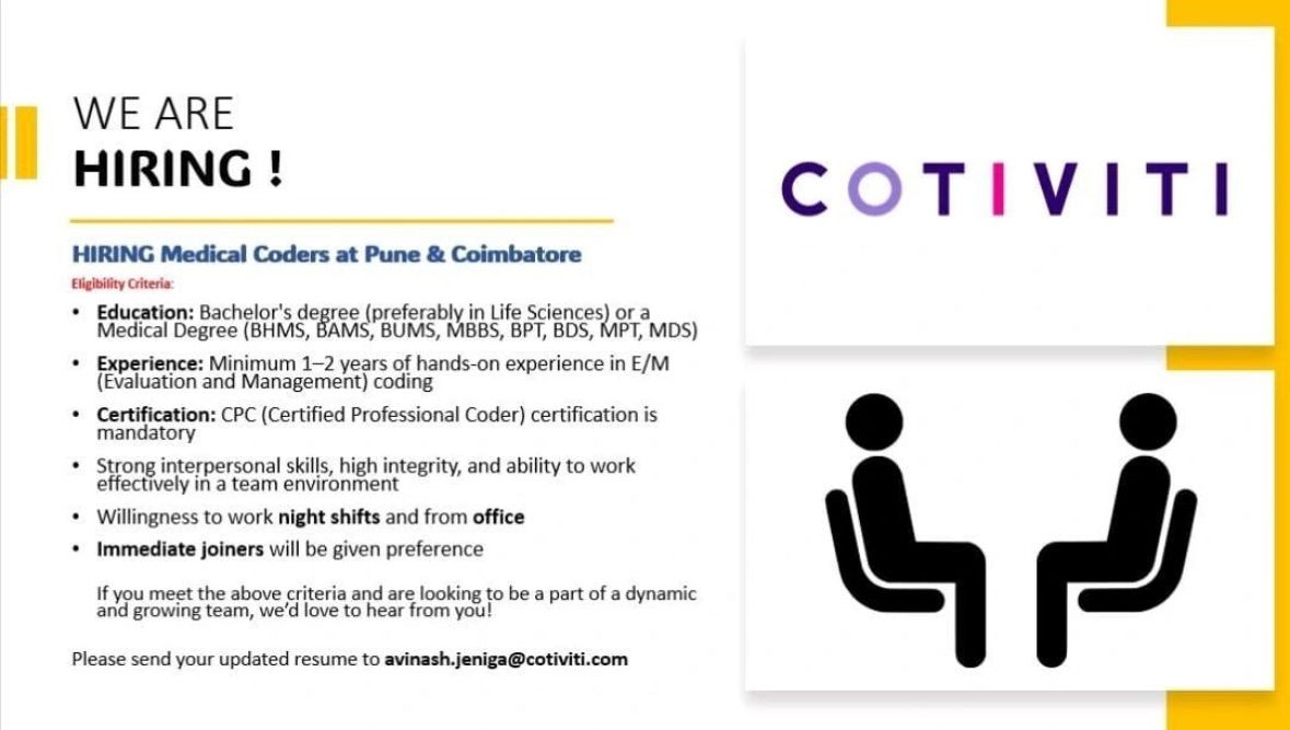 Cotiviti Hiring Medical Coders | Apply