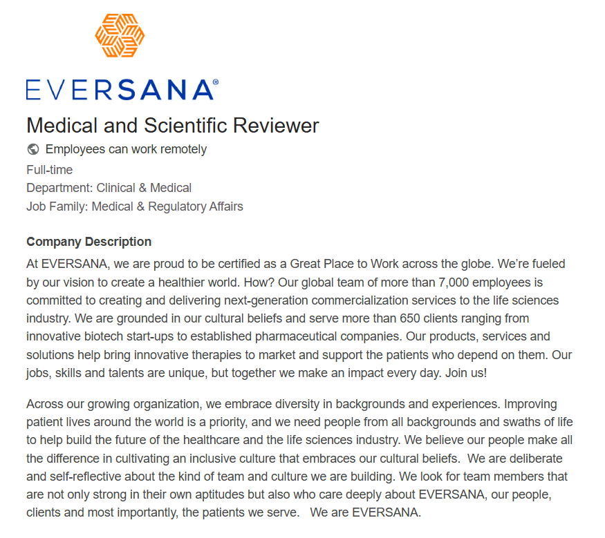 Hiring Remote Medical and Scientific Reviewer | Apply Online