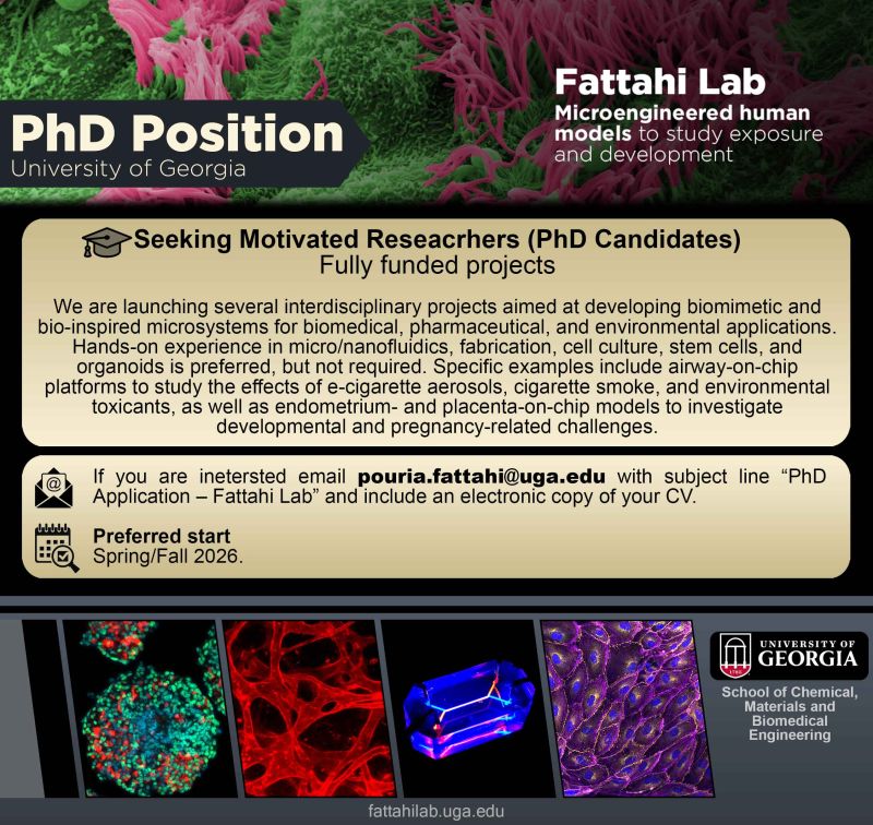 Fully Funded PhD Positions in USA & Europe – Biomedical Engineering, Life Sciences & Healthcare Analytics
