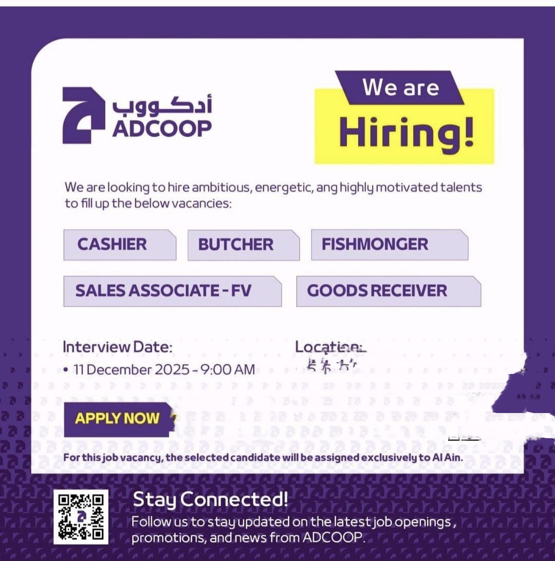 Walk-In Interviews: Dubai & UAE Latest Jobs