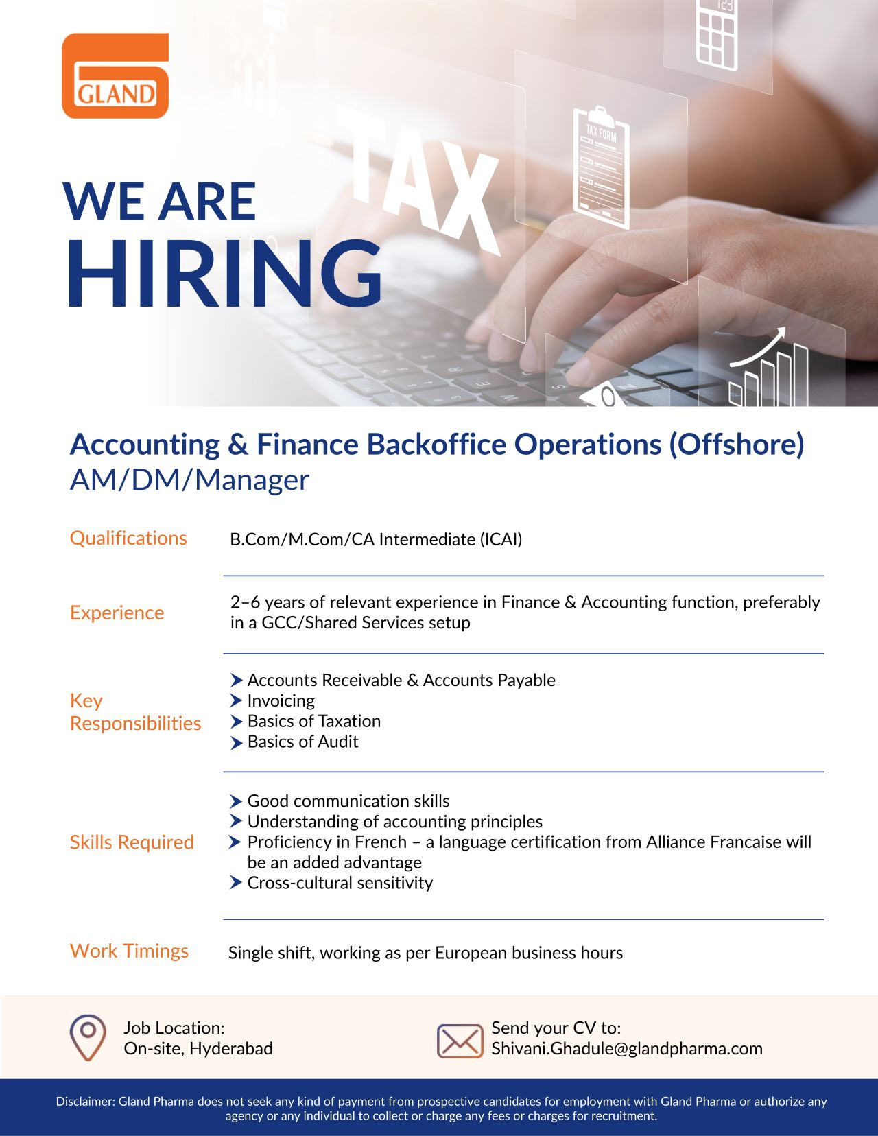 Fresher and Experienced Positions in Leading Global Organizations